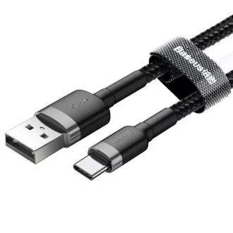 Baseus CATKLF-BG1 Kabel za priključek USB-C 3A 1m sivo/črno