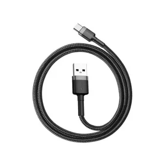 Baseus CATKLF-BG1 Kabel za priključek USB-C 3A 1m sivo/črno