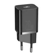Baseus CCSUP-B01 Hitri polnilnik Super Si USB-C 20W črn