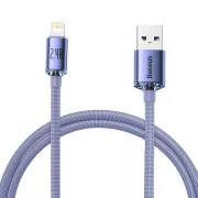 Baseus CAJY000005 Podatkovni kabel USB - Lightning 20W 1,2 m vijolične barve