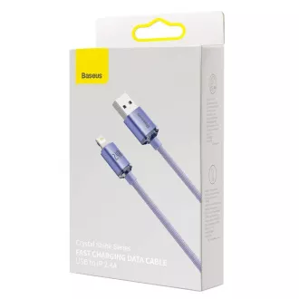 Baseus CAJY000005 Podatkovni kabel USB - Lightning 20W 1,2 m vijolične barve
