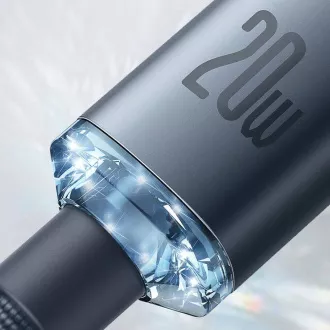 Baseus CAJY000205 Podatkovni kabel USB-C - Lightning 20W 1,2 m vijolične barve