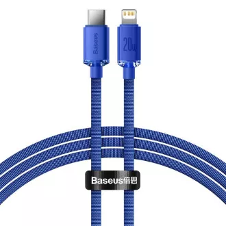 Baseus CAJY000203 Podatkovni kabel USB-C - Lightning 20W 1,2 m modri