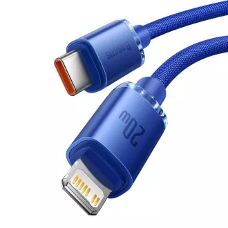 Baseus CAJY000203 Podatkovni kabel USB-C - Lightning 20W 1,2 m modri