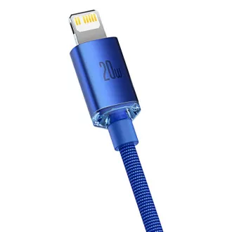 Baseus CAJY000203 Podatkovni kabel USB-C - Lightning 20W 1,2 m modri