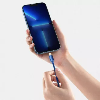 Baseus CAJY000203 Podatkovni kabel USB-C - Lightning 20W 1,2 m modri