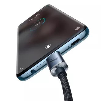 Baseus CAJY000701 Podatkovni kabel USB-C serije Crystal Shine - USB-C 100W 2 m črn