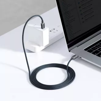Baseus CAJY000701 Podatkovni kabel USB-C serije Crystal Shine - USB-C 100W 2 m črn