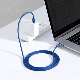 Baseus CAJY000703 Podatkovni kabel USB-C serije Crystal Shine - USB-C 100W 2m Modra