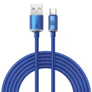Baseus CAJY000503 Podatkovni kabel USB serije Crystal Shine - USB-C 100W 2m modri