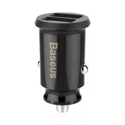 Baseus CCALL-ML01 Avtomobilski polnilec za zrna 15,5 W 2x USB črne barve