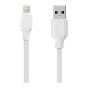 PAKET:ME Enostaven kabel USB-A/svetloba 1 m bele barve