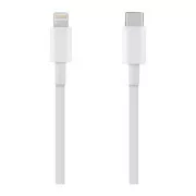 PAKET:ME Hitro polnjenje USB-C/bliskavica Kabel 1m bele barve