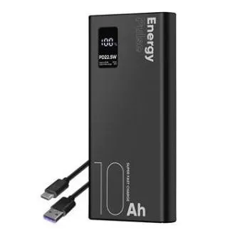 PAKET:ME EnergyPulse Powerbank 10000mAh 22,5W Black PAKET:ME EnergyPulse Powerbank 10000mAh 22,5W Black