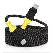 Taktična vrv MagRope USB-C/USB-C 1m črna/rumena