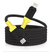 Taktična vrv MagRope USB-C/svetloba 1 m črna/rumena