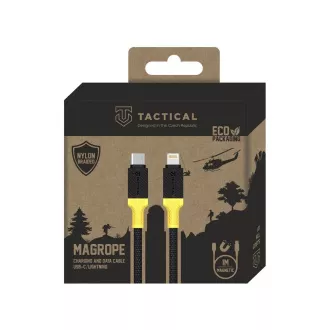 Taktična vrv MagRope USB-C/svetloba 1 m črna/rumena