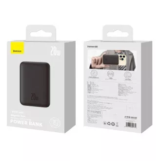 Baseus Magnetna Powerbank 10000mAh 20W črna