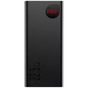 Baseus Adaman Powerbank z digitalnim zaslonom 40000 mAh 22,5 W črna