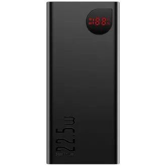 Baseus Adaman Powerbank z digitalnim zaslonom 40000 mAh 22,5 W črna
