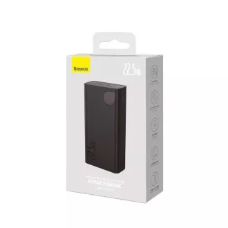 Baseus Adaman Powerbank z digitalnim zaslonom 40000 mAh 22,5 W črna