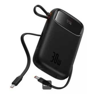 Baseusova power banka Qpow 10000mAh 30W črna s kablom USB-C
