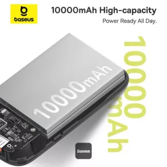 Baseusova power banka Qpow 10000mAh 30W bela s kablom USB-C