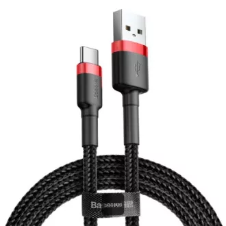 Baseus podatkovni kabel Cafule USB-C 2m 2A rdeče-črna