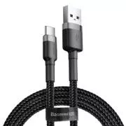 Baseus podatkovni kabel Cafule USB-C 2m 2A sivo-črna