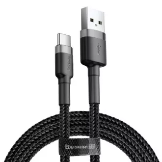 Baseus podatkovni kabel Cafule USB-C 2m 2A sivo-črna