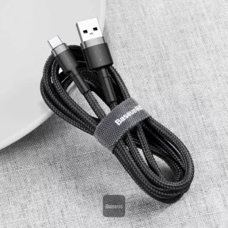 Baseus podatkovni kabel Cafule USB-C 2m 2A sivo-črna