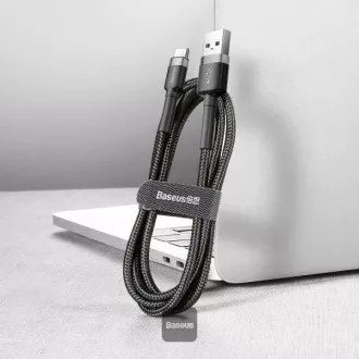Baseus podatkovni kabel Cafule USB-C 2m 2A sivo-črna