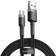 Baseus podatkovni kabel Cafule USB-C 3m 2A sivo-črna