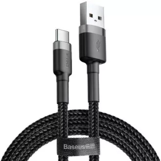 Baseus podatkovni kabel Cafule USB-C 3m 2A sivo-črna