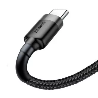 Baseus podatkovni kabel Cafule USB-C 3m 2A sivo-črna