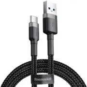 Baseus podatkovni kabel Cafule USB-C 3m 2A sivo-črna