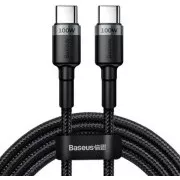 Baseus Cafule USB-C PD2.0 100W 2m 20V 5A sivo-črn podatkovni kabel