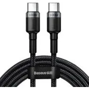 Baseus Cafule USB-C PD2.0 100W 2m 20V 5A sivo-črn podatkovni kabel