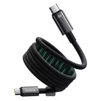 Baseus Data Magnetni kabel Tungsten Gold USB-C/USB-C 1m 100W Black