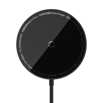 Baseus Simple Mini3 15W brezžični polnilec USB-C črn
