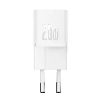 Baseus GaN5 Mini 20W EU beli hitri polnilec