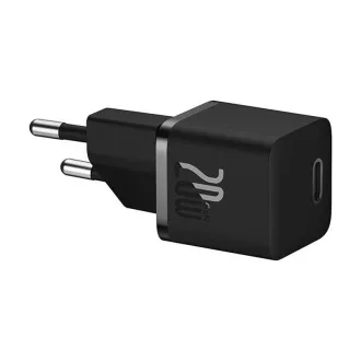 Baseus GaN5 Mini 20W EU črni hitri polnilec