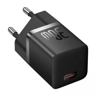 Baseus GaN5 Mini 30W EU črni hitri polnilec