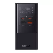 Baseus PowerCombo Tower 100W EU črna polnilna postaja