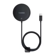 Brezžična magnetna polnilna podloga Baseus Simple Mini4 Qi2 15W Black