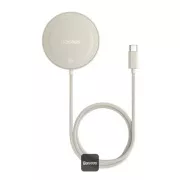 Brezžična magnetna polnilna podloga Baseus Simple Mini4 Qi2 15W Gold