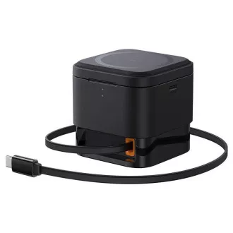 Baseus MagPro 3v1 magnetni brezžični polnilec 25W Cosmic Black Baseus MagPro 3v1 magnetni brezžični polnilec 25W Cosmic Black