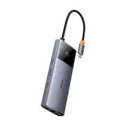 Baseus hub Series 2 USB 6in1 (USB-C/HDMI4K60Hz/USB-C(10Gbps)/USB-A(10Gbps)/RJ45/USB-C(PD) siva
