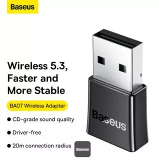 Baseusov brezžični adapter Bluetooth BA07 Black