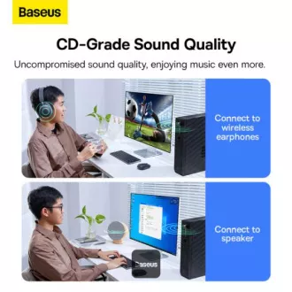 Baseusov brezžični adapter Bluetooth BA07 Black